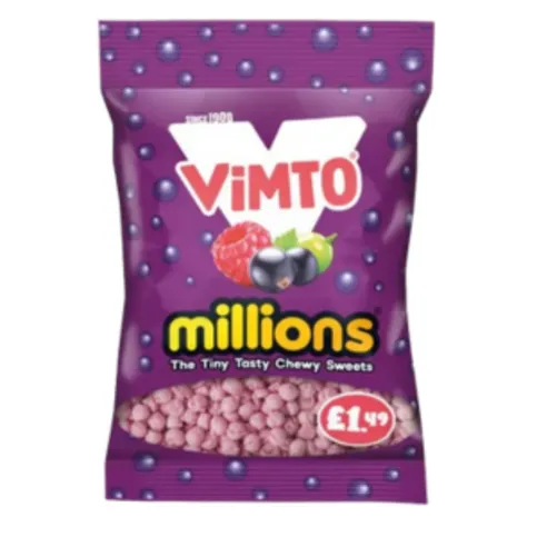 Millions Vimto Hanging Bag 100g