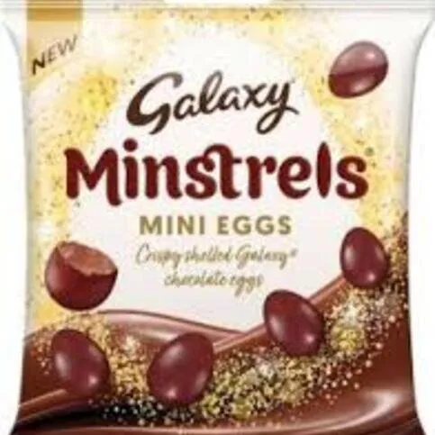 Galaxy Minstrels Milk Chocolate Mini Eggs Bag 80g