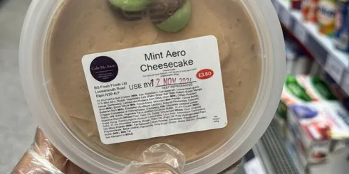 Mint Aero - Cheesecake