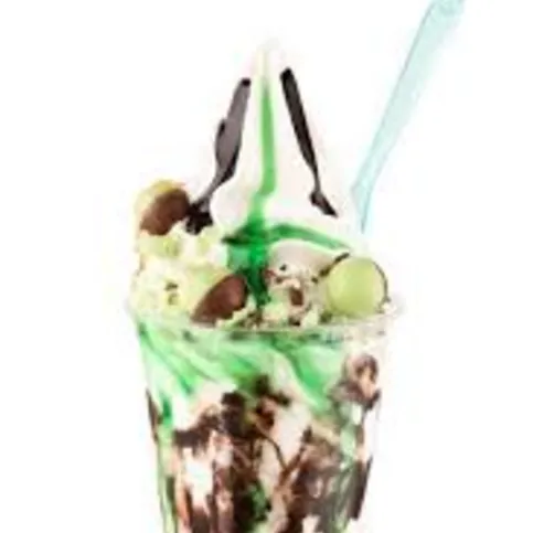 Mint Aero Ice Cream Sundae 