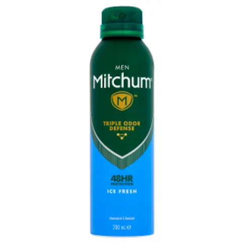 Mitchum Men Triple Odor Defense 48HR Protection Ice Fresh Antiperspirant & Deodorant 200ml