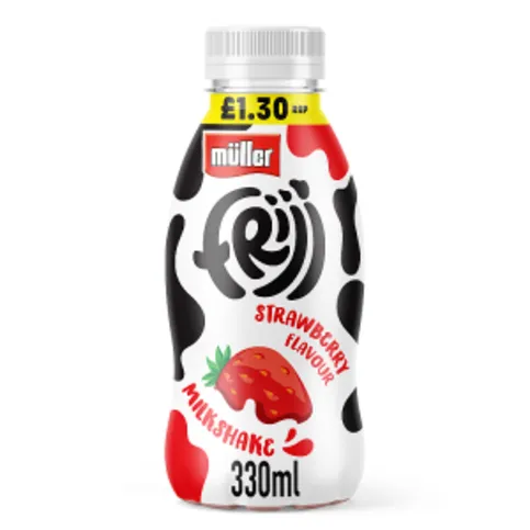 Müller Frijj Strawberry Flavour Milkshake 330ml