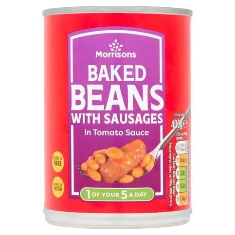 Morrisons Baked Beans & Sausages 405g