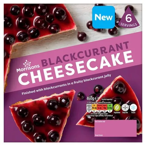 Morrisons Blackcurrant Cheesecake 460g