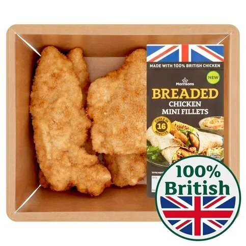 Morrisons Breaded Chicken Mini Fillets 300g