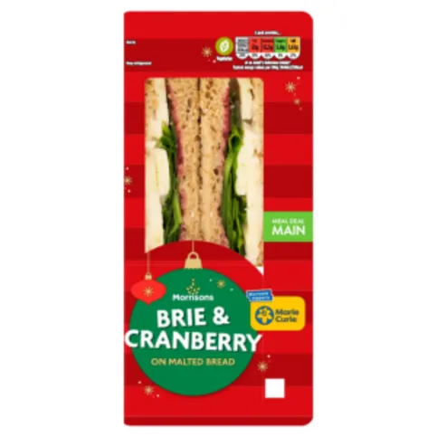 Morrisons  Brie & Cranberry Sandwich
