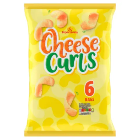 Morrisons Cheese Curls 6x15g