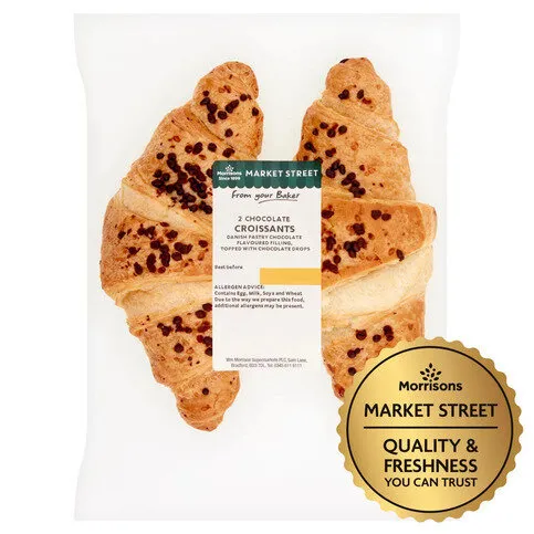 Morrisons Chocolate Croissants 2pack