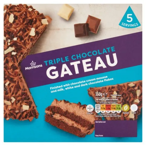Morrisons Chocolate Gateau 350g