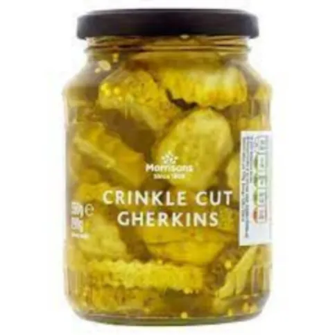 Morrisons Crinkle Cut Gherkins 350g