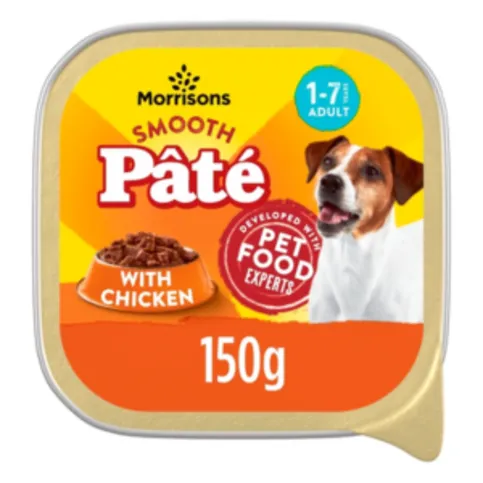Morrisons Dog Food Chicken Pate 150g