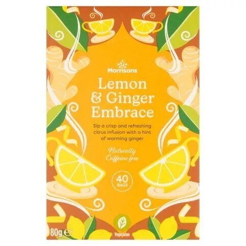 Morrisons Ginger & Lemon Zinger 40s 80g