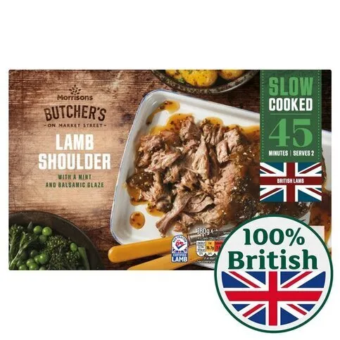 Morrisons Lamb Shoulder with Mint & Balsamic Glaze 360g