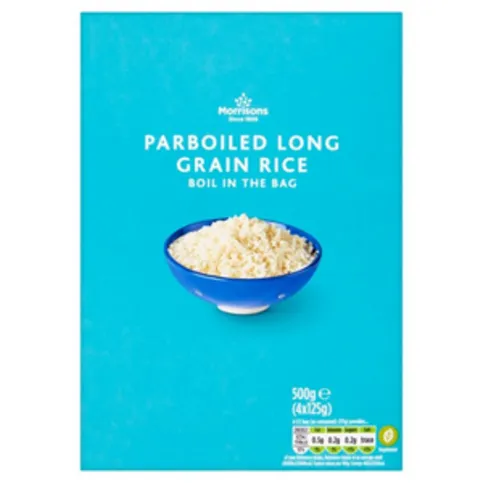 Morrisons Long Grain Boil In The Bag Rice 4 x 125g