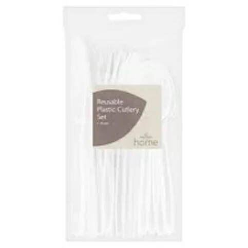 Morrisons Reusable Plastic Cutlery Set