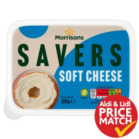 Morrisons Savers Plain Soft Cheese 200g