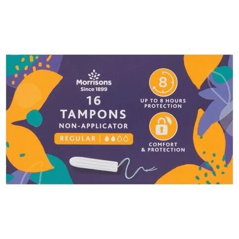 Morrisons Tampons Non-Applicator Regular 16 Pack