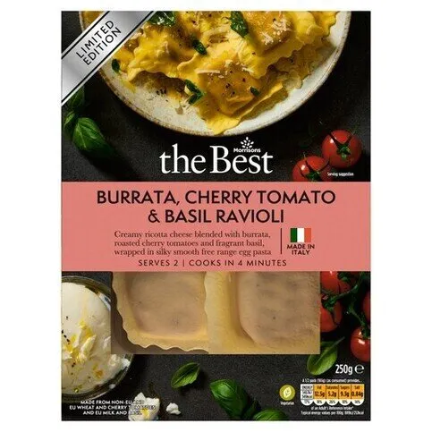 Morrisons The Best Buratta & Cherry Tomato Ravioli 250g 250g