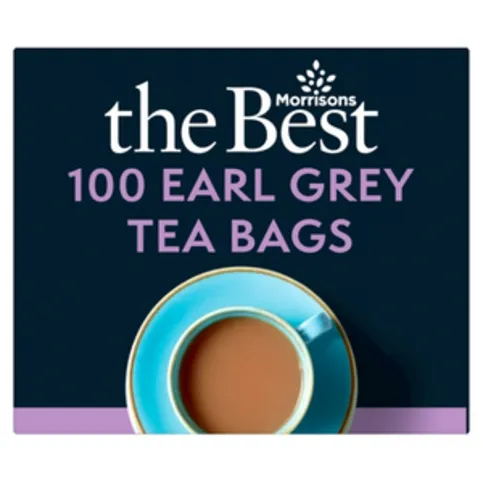 Morrisons The Best Earl Grey Tea Bags 100 Pack 200g