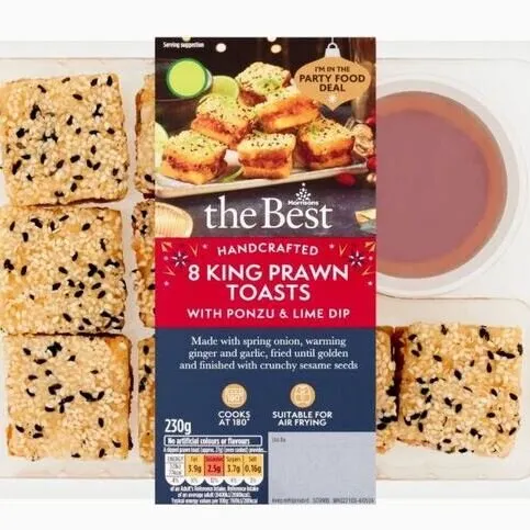 Morrisons The Best Prawn Toast With Dip 230g