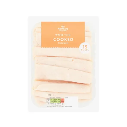 Morrisons Wafer Thin Cooked Chicken 170g