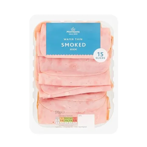 Morrisons Wafer Thin Smoked Ham 170g