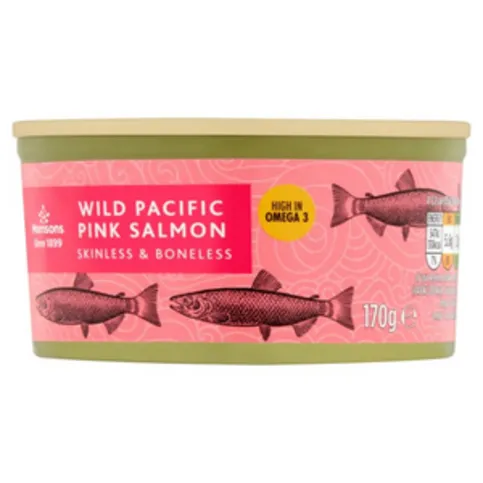 Morrisons Wild Pacific Pink Salmon Skinless & Boneless 170g