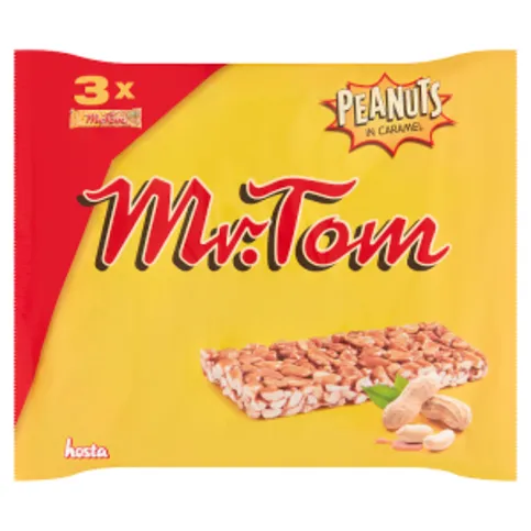 Mr. Tom Peanuts in Caramel 3 x 40g (120g)
