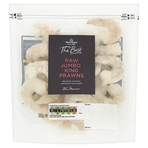 M Raw Peeled King Prawns 225g