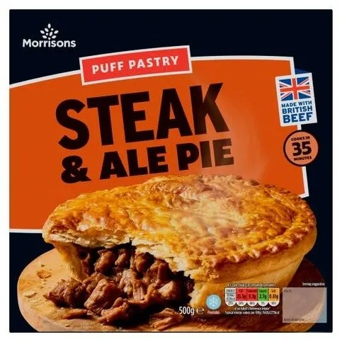 Morrisons Steak & Ale Pie 500g