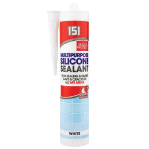 151 Multi Purpose Silicone Sealant White 310ml