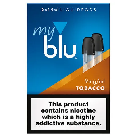 blu® myblu® Liquidpods Tobacco 9mg/ml 2 x 1.5ml