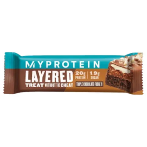 MyProtein Layered Protein Bar Triple Chocolate Fudge 60g