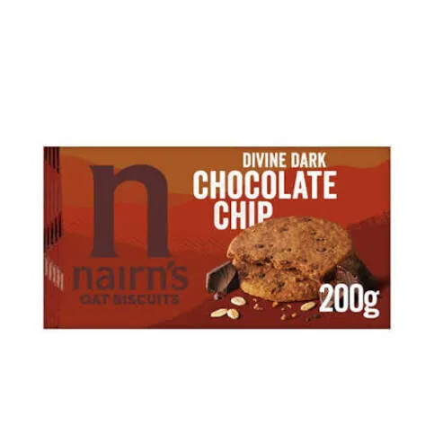 Nairn's Dark Choc Chip Oat Biscuits 160G