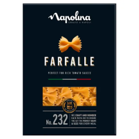 Napolina Farfalle No. 232 Pasta 500g