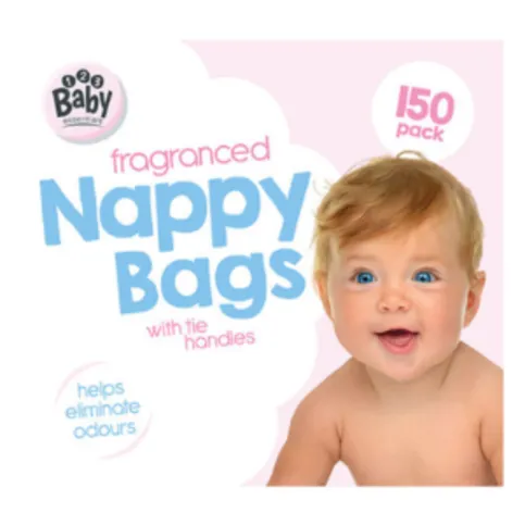 Baby Essentials Fragranced Nappy Bags 150 Pack
