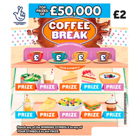 National Lottery £2 Standard Scratchcard Game