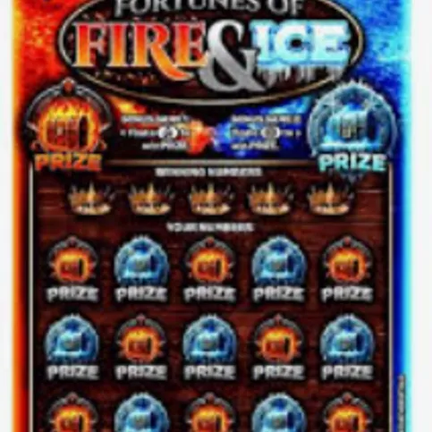 National Lottery Fortunes of Fire & Ice Scratchcard Game