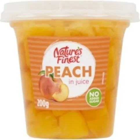 Nature's Finest Peach Chunks 200g