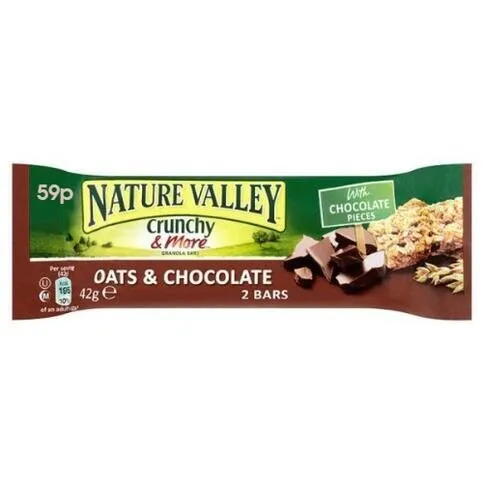  Nature Valley Oats And Chocolate 2 bar pack