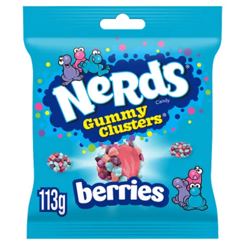 Nerds Berries Fruit-Flavour Candy Gummy Clusters 113g
