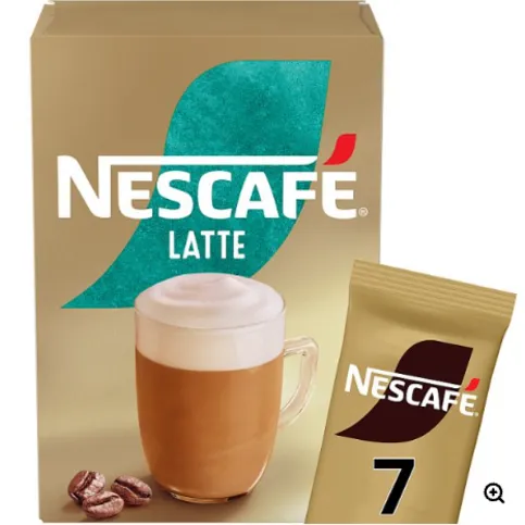 Nescafe Latte Instant Coffee 7 x 18g Sachets