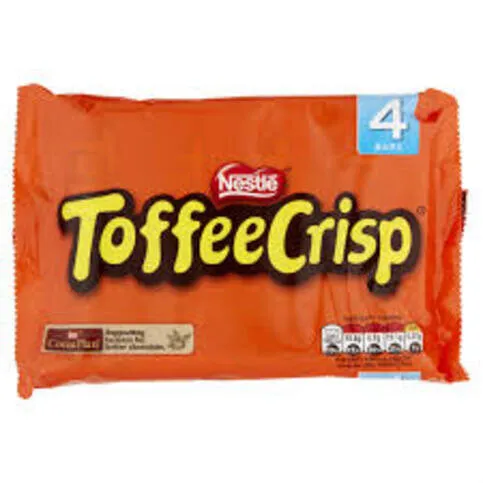 Nestle’s - Toffee Crisp, 4x snack size bars