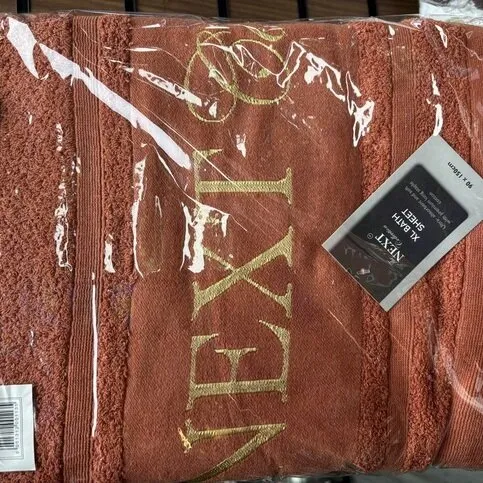 Next collection Large Luxury Bath Towels - Pack of 3 RUSTIC ORANGE