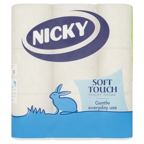 Nicky Soft Touch Toilet Tissue 9 Rolls