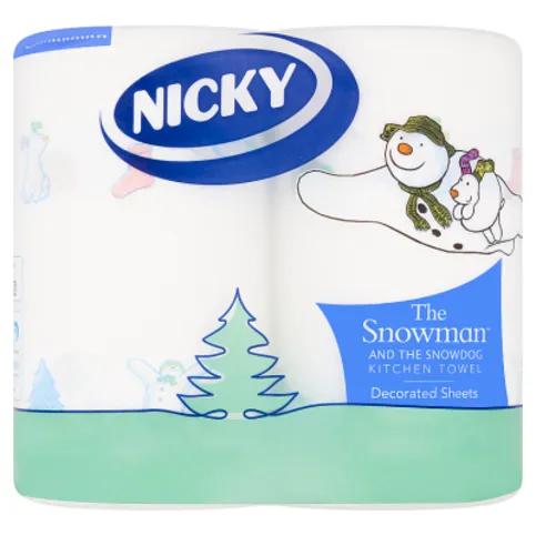 Nicky The Snowman and The Snowdog Kitchen Towel