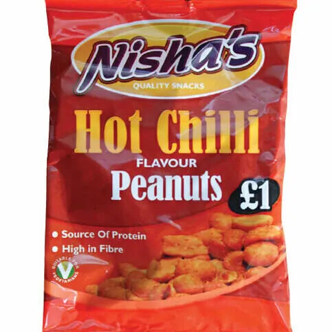 Nishas Chilli Coated Peanuts 125g