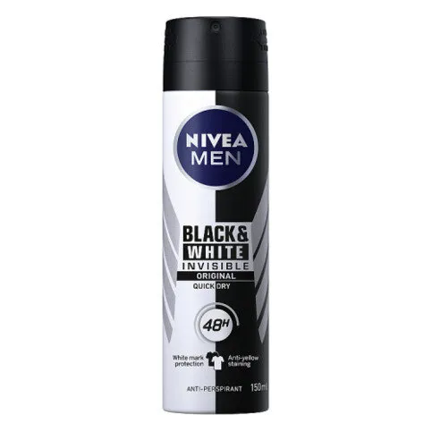 Nivea Men Black & White Original Anti-perspirant Deodorant Spray 150ml