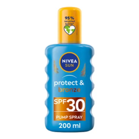 NIVEA Protect & Bronze Pump Spray SPF 30 200ml