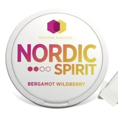 Nordic Spirit Nicotine Pouches Bergamot Wildberry 9mg